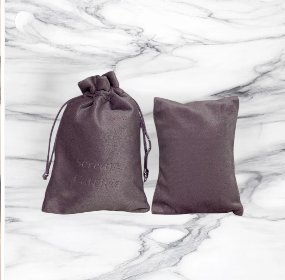 Crushed Velvet Scream Catcher Pillow-Pastel Collection