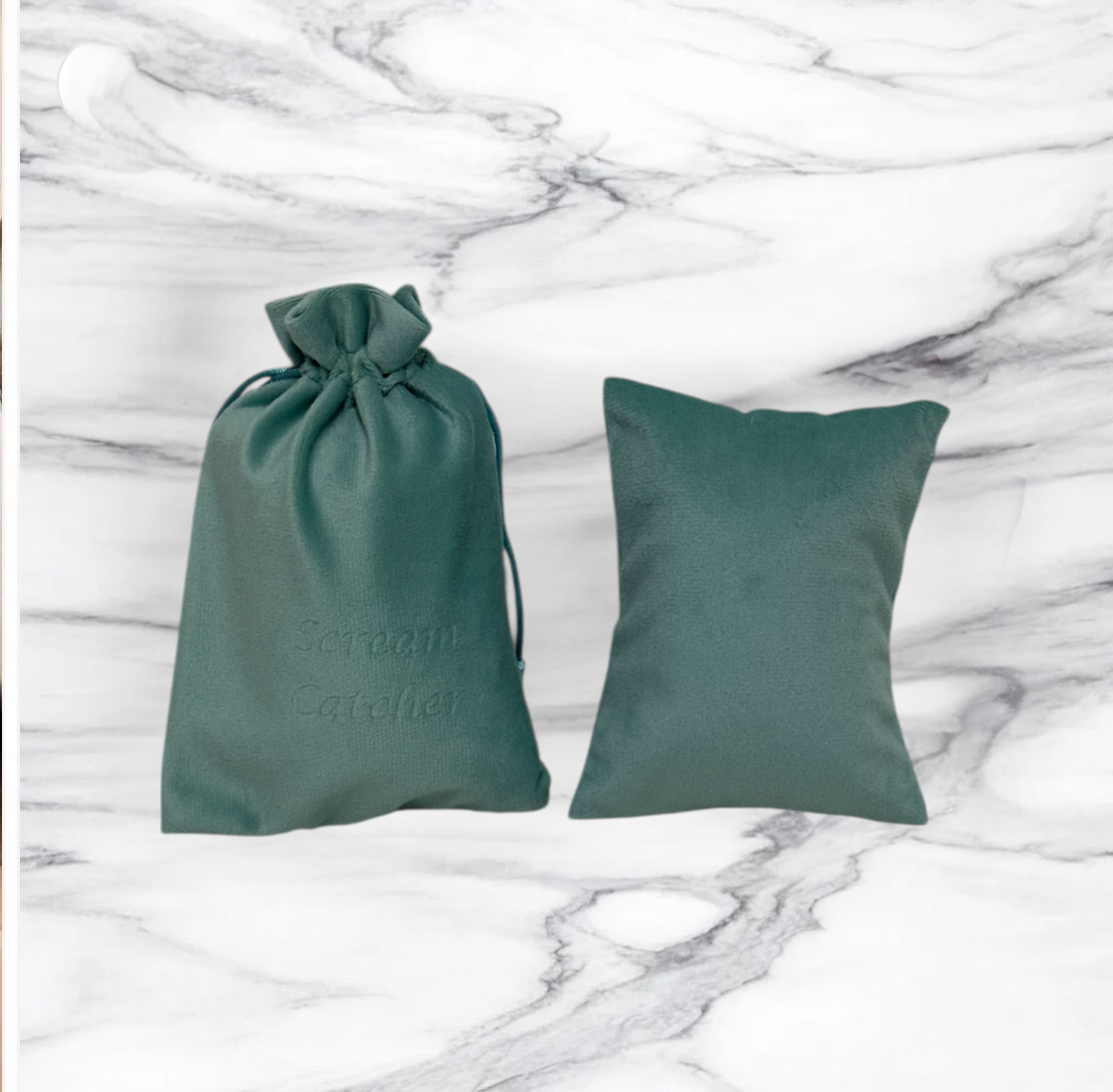 Crushed Velvet Scream Catcher Pillow-Pastel Collection