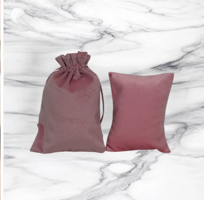 Crushed Velvet Scream Catcher Pillow-Pastel Collection